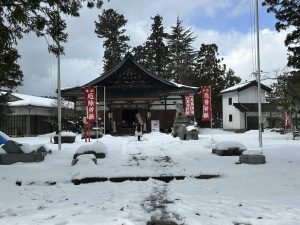 穴水大宮 四脚鳥居が倒壊したまま